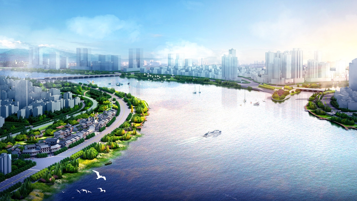 衡陽市濱江新區(qū)耒水以南沿江風(fēng)光帶景觀、濕地公園、道路工程