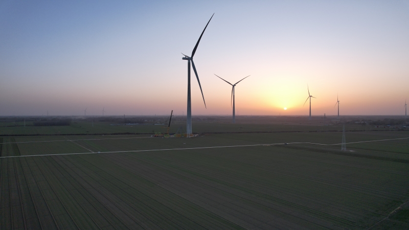 開門紅｜風(fēng)啟新程 中機(jī)國際總承包故城風(fēng)電項(xiàng)目全容量并網(wǎng)發(fā)電