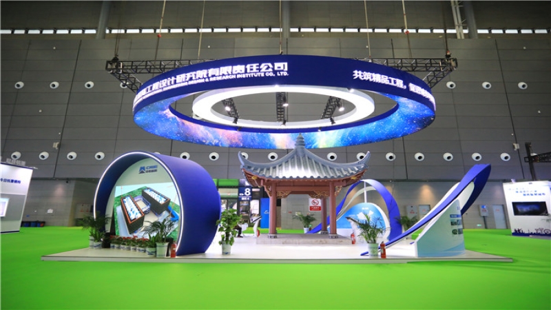 新材料仿古建筑首次亮相！中機國際參加2021年中國(長沙）筑博會